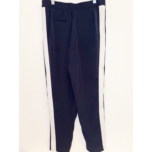 Fourteenth Place Womens Pants Small Blue With White Stripe Pants Cropped - Picture 1 of 7